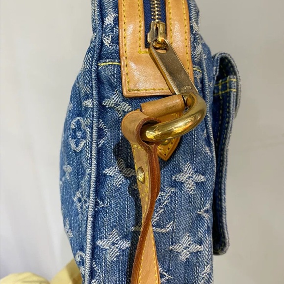 Louis Vuitton Monogram Denim Camera Bag Shoulder Bag Blue - Picture 5 of 10